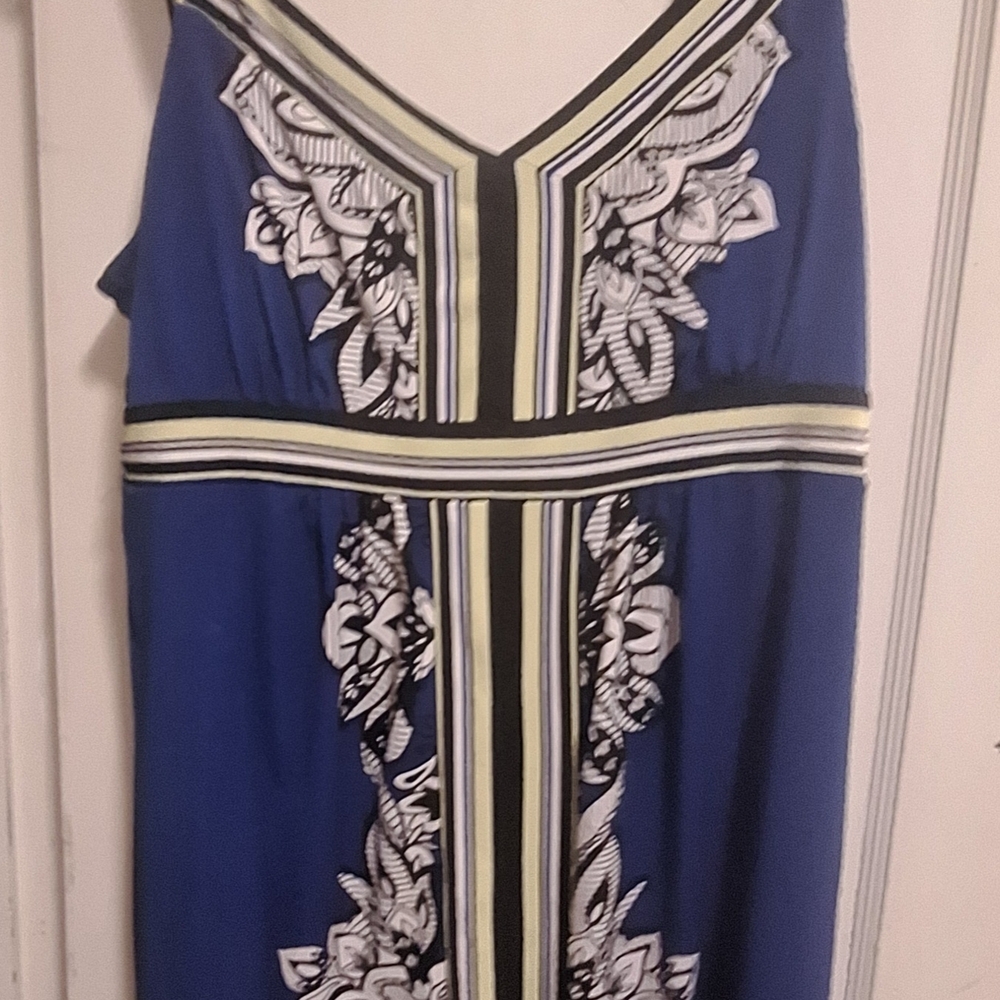 Blue Floral Dress